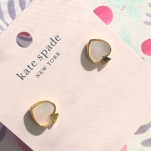 Kate Spade Mother of Pearl Stud Spade Earring